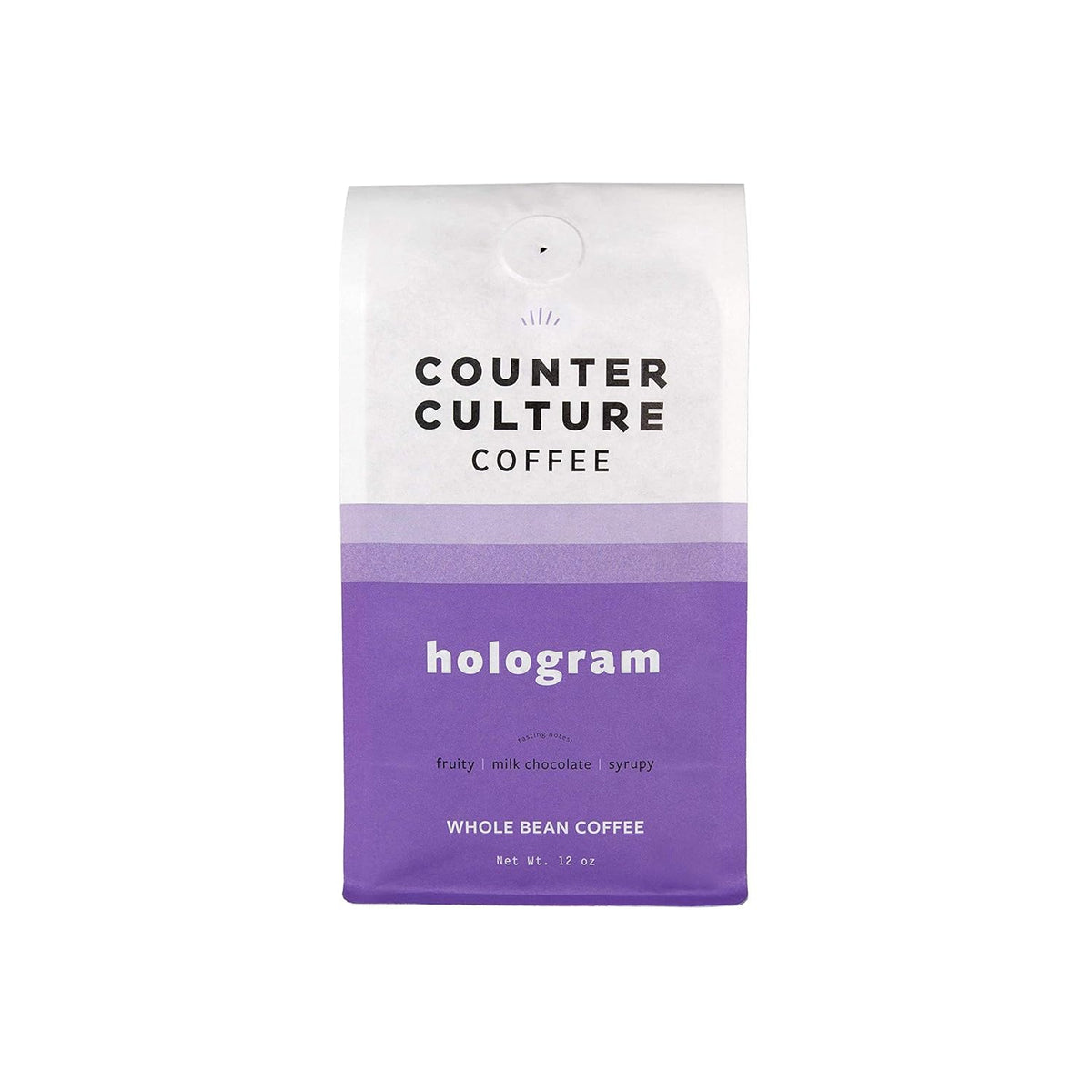 Counter Culture Coffee Hologram - Medium Roast, Sustainably Farmed, Kosher, Whole Bean Coffee, 12 oz (1 Bag)