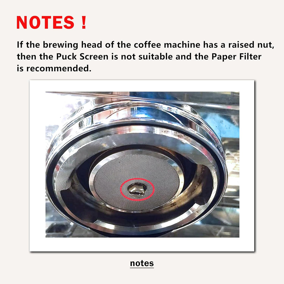 NEOUZA V4 Espresso Puck Screen 0.8mm Thickness Honeycomb Mesh Double Layer Black Protective Coating for Coffee Portafilter Basket (2, Silver, 51mm)