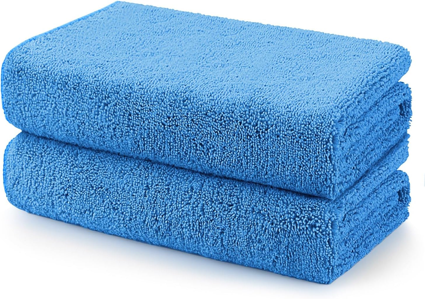 HOMEXCEL Professional Large Microfiber Car Drying Towels 2 Pack, 31" x 24"
