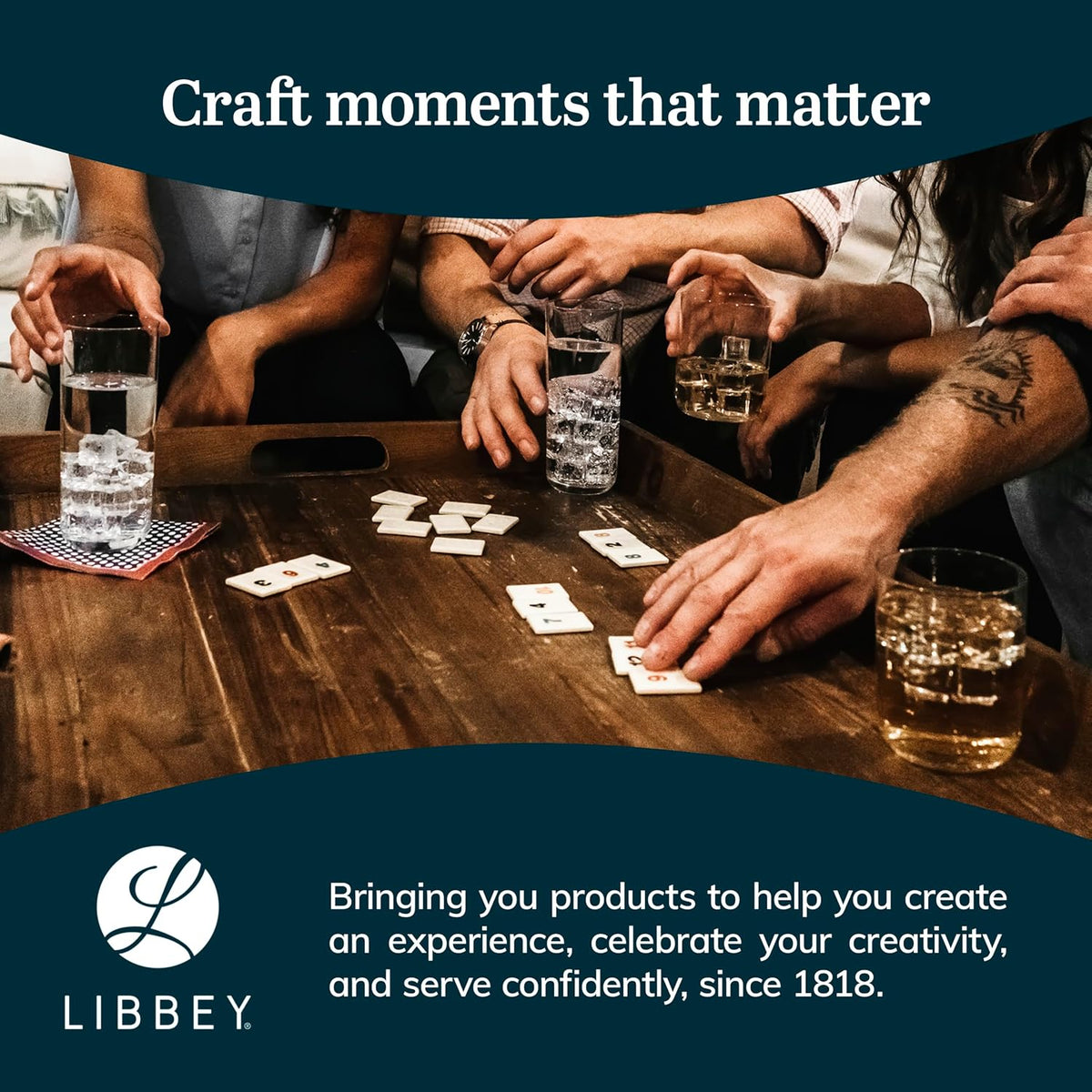 Libbey Preston Tumbler &amp; Rocks Drinking Glasses Set of 16, All-Purpose Cups | 16 oz and 13 oz Capacities for Water, Juice, Cocktails, and More with Wide Mouths and Dishwasher-Safe Cleanup
