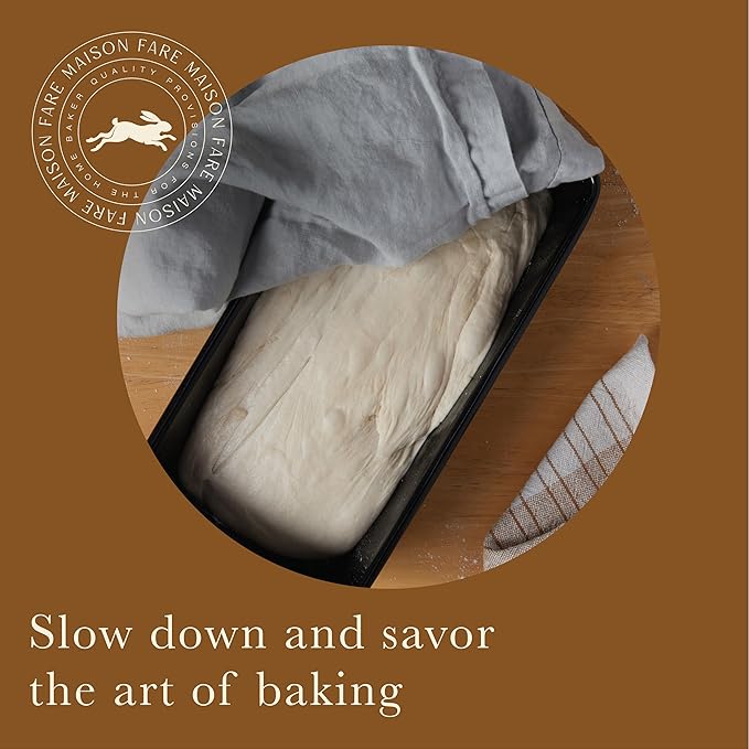 Maison Fare Sourdough Essentials Kit - Fast-Activating Starter, Artisan Flour Mix, 6 Tools, Online Companion with Guided Step by Step Videos - Bake 2 XL Loaves with Classic French Flavor