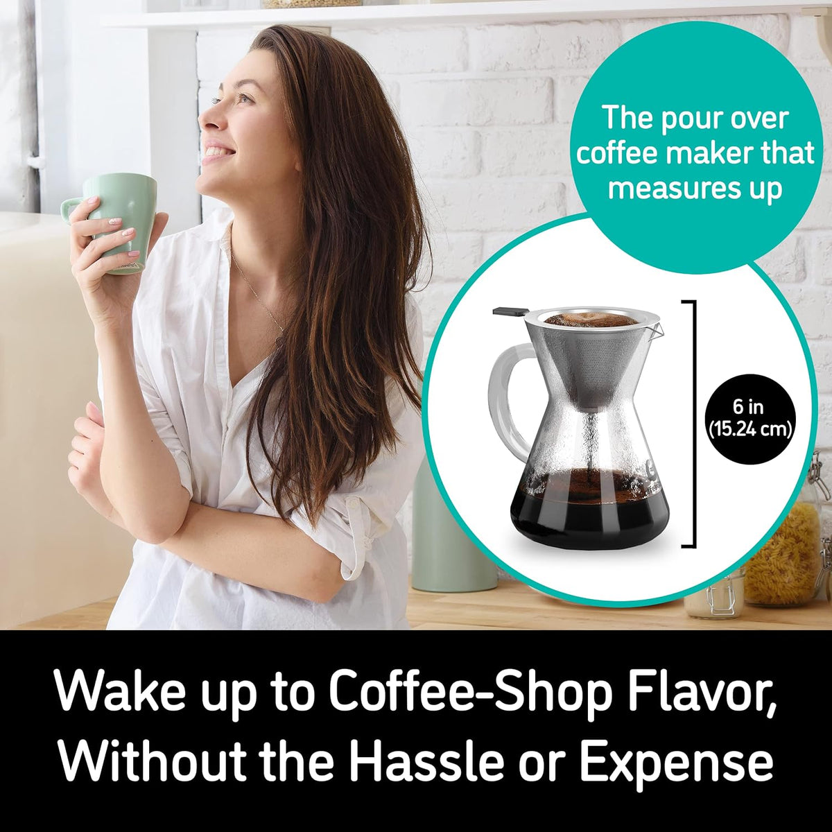 Coffee Gator Pour Over Coffee Maker - 14oz