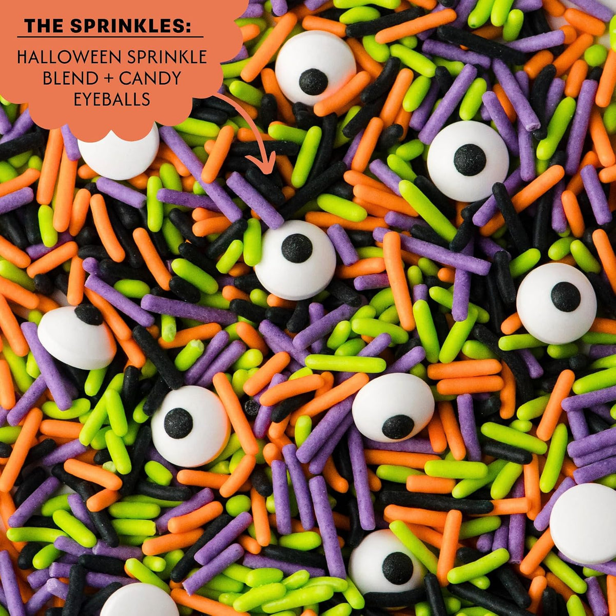 Sweets Indeed Halloween Cookie Cutters 3 Pack with Sprinkles, 2.25 ounces