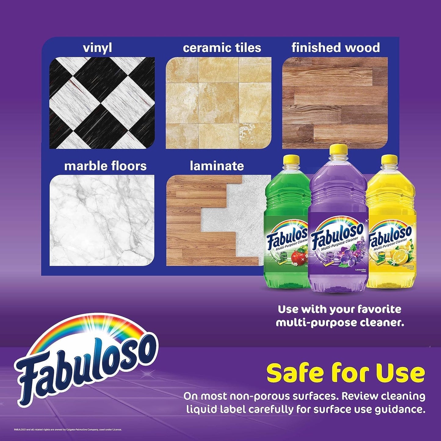 Fabuloso Microfiber Cleaning Cloths for Home &amp; Car, 13x13, 8 Ct, 2-Pack