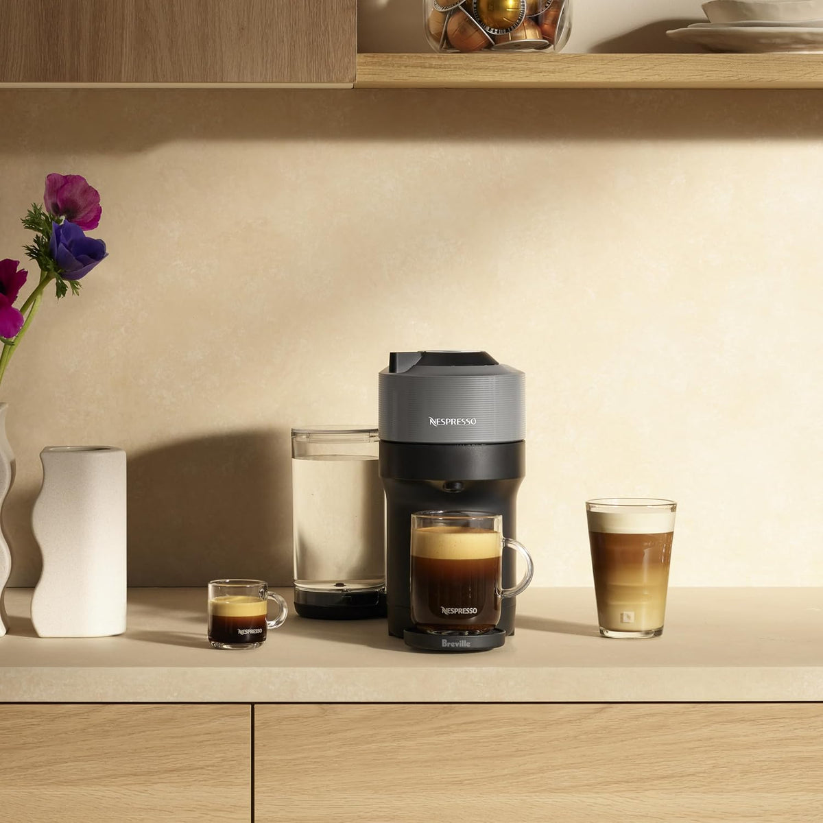 Nespresso Original Vertuo Pop+ Coffee & Espresso Maker by Breville