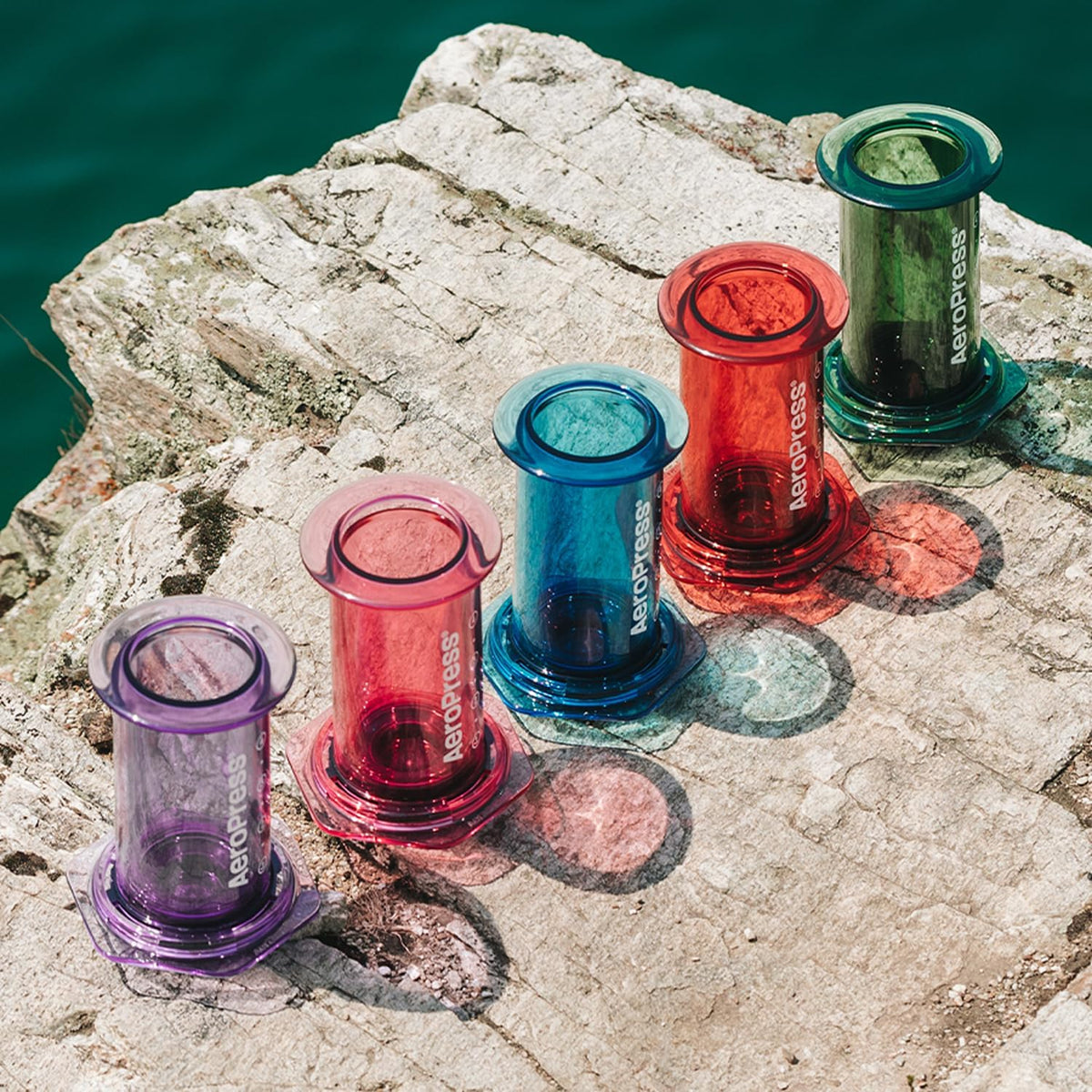 AeroPress Clear Green Coffee Press