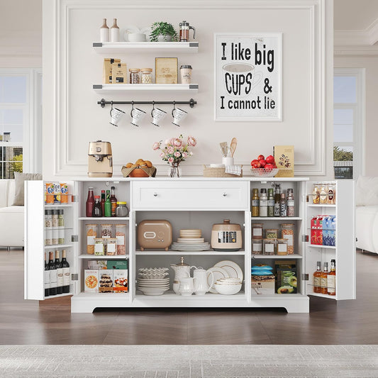 HITHOS 54" Buffet Cabinet with Storage