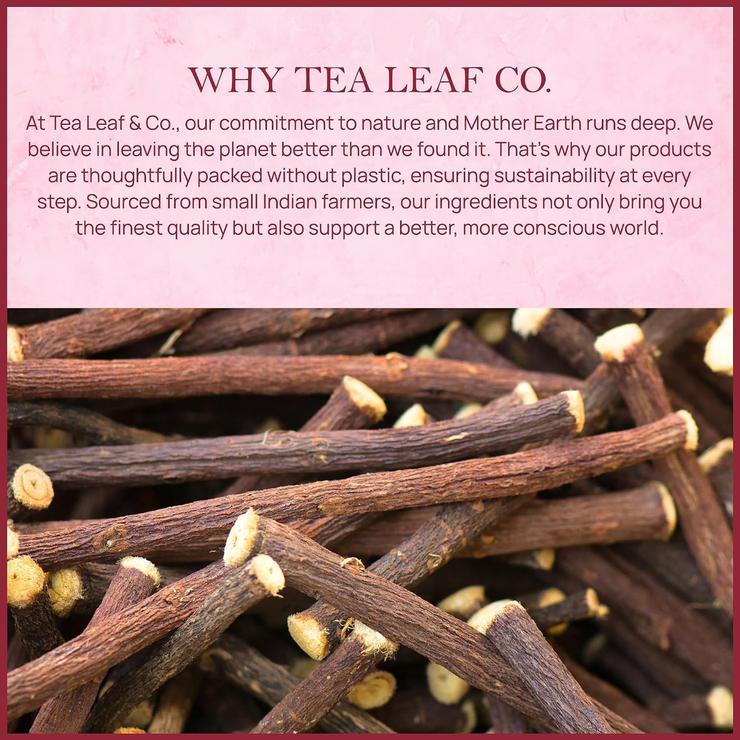 Licorice Root Herbal Tea 100gm/3.5oz, Natural Herbal Infusion, 50 Tea Bags