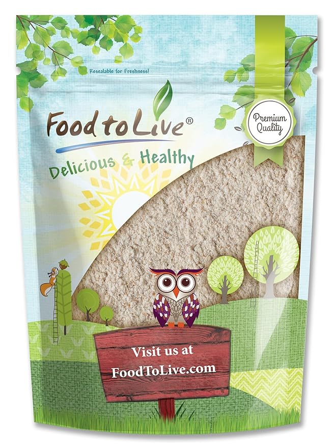 Food to Live Whole Wheat Flour, 3 Pounds - All-Purpose, Stone Ground, Milled from Whole Grains, Unbleached, Vegan, Kosher, Bulk, High in Dietary Fiber, Manganese, & Selenium. Great for Bread, Cooking