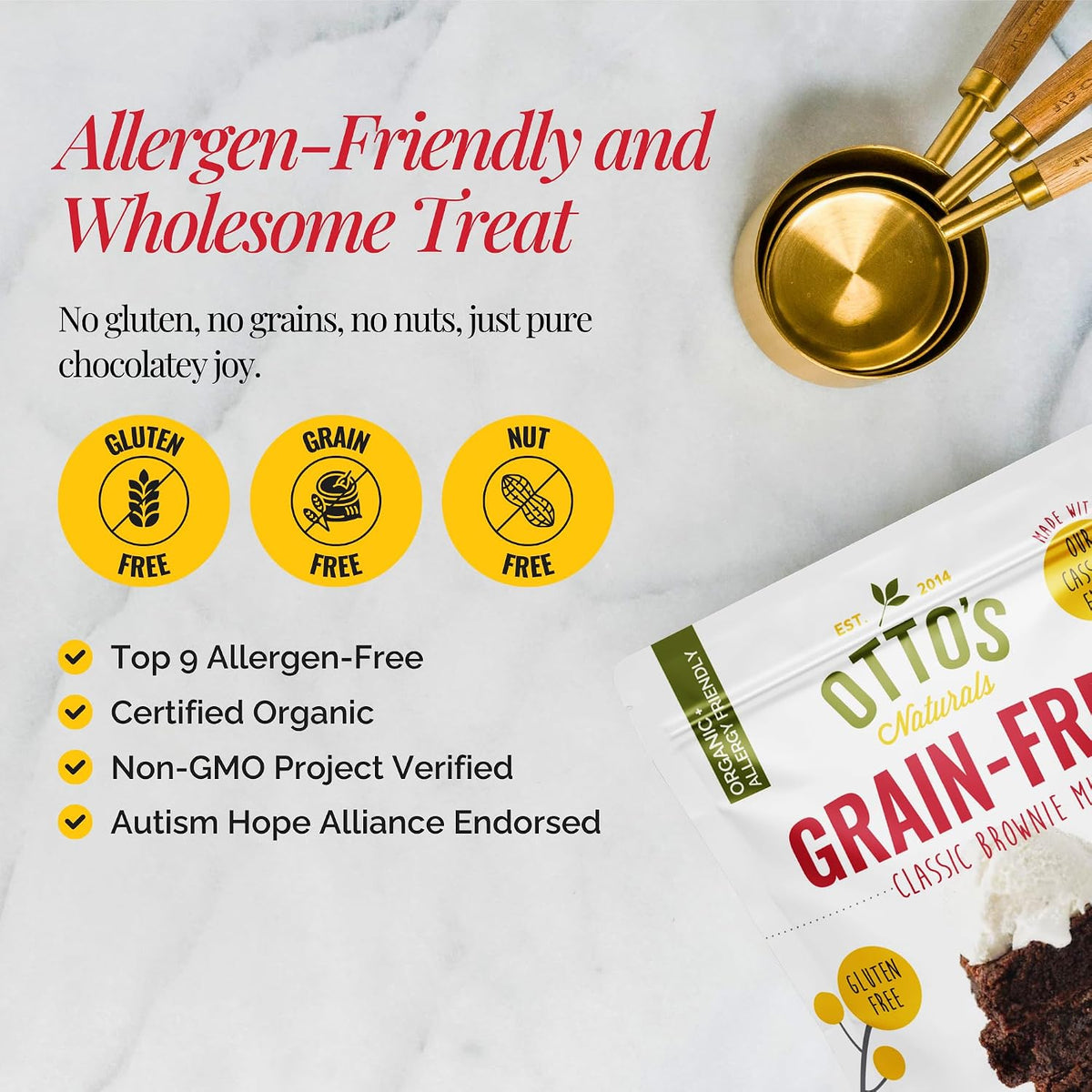 Otto's Naturals Grain-Free Classic Brownie Mix