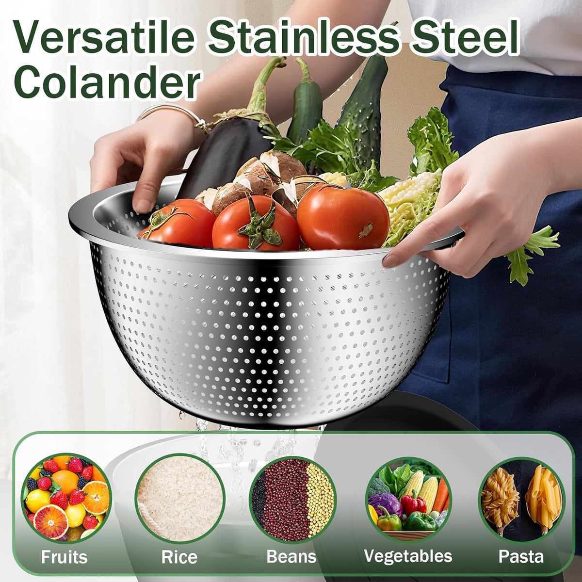 Nicdiet Mixing Bowls with Lids Set