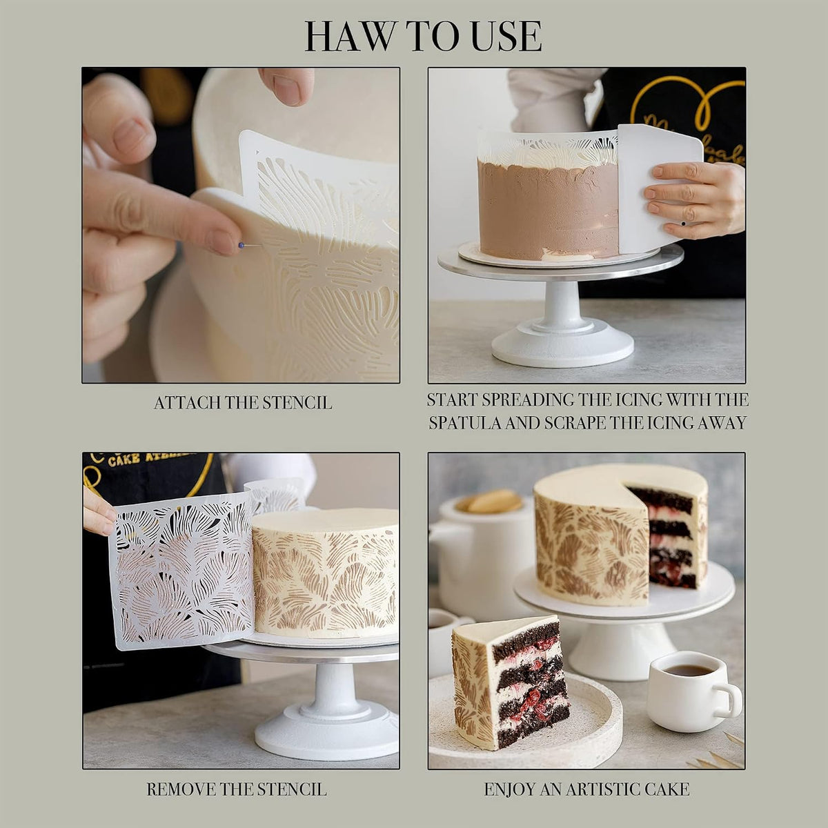 Cake Stencils - Cookie Stencils for Royal Icing