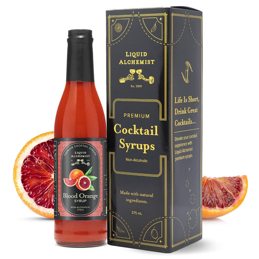 Liquid Alchemist Blood Orange Syrup for Drinks, Made with Real Ingredients | 12.7oz, 1 Pack