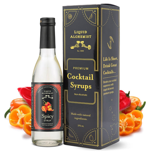 Liquid Alchemist Spicy Syrup for Cocktails, Made with Real Ingredients | 12.7oz, 1 Pack