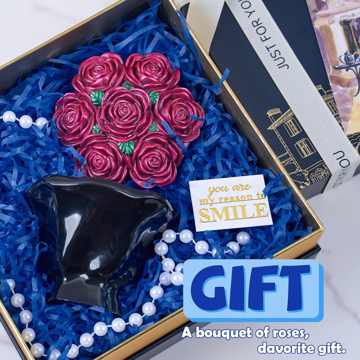 Rose Jar Resin Mold with Lid
