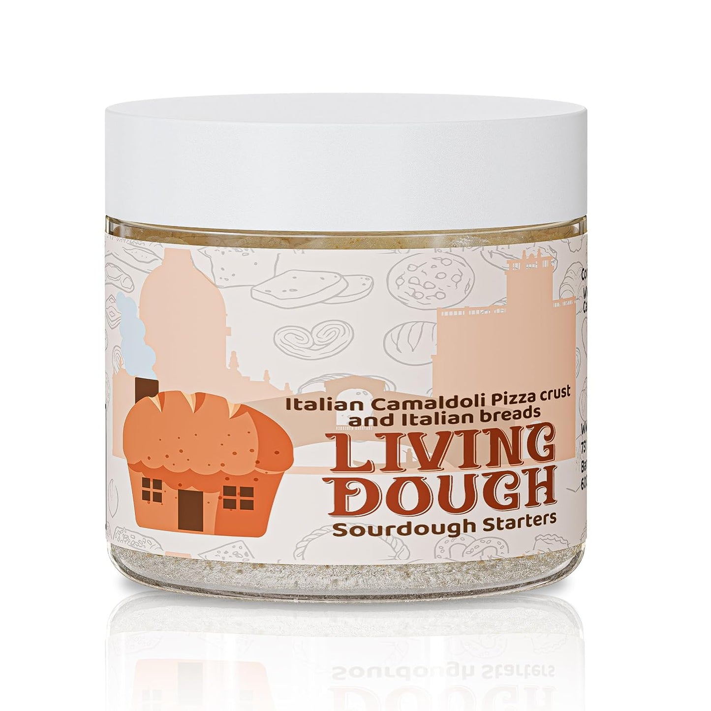 Italian Sourdough Starter Culture for Baking, Fresh &amp; Versatile, 3.5 Oz