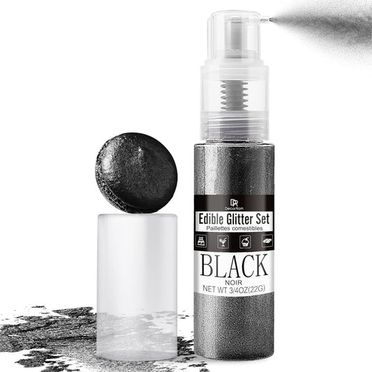 Edible Glitter Spray - 3/4oz Luster Dust Edible Food Grade Glitter Shimmer Dust Powder for Cocktails, Drinks, Cake
