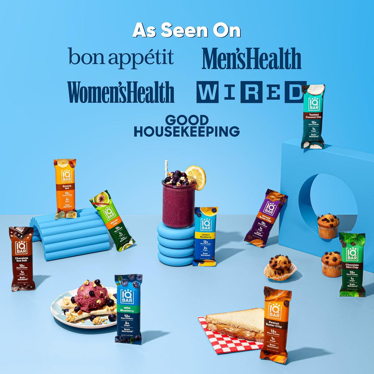 IQBAR Clean High Protein Bars