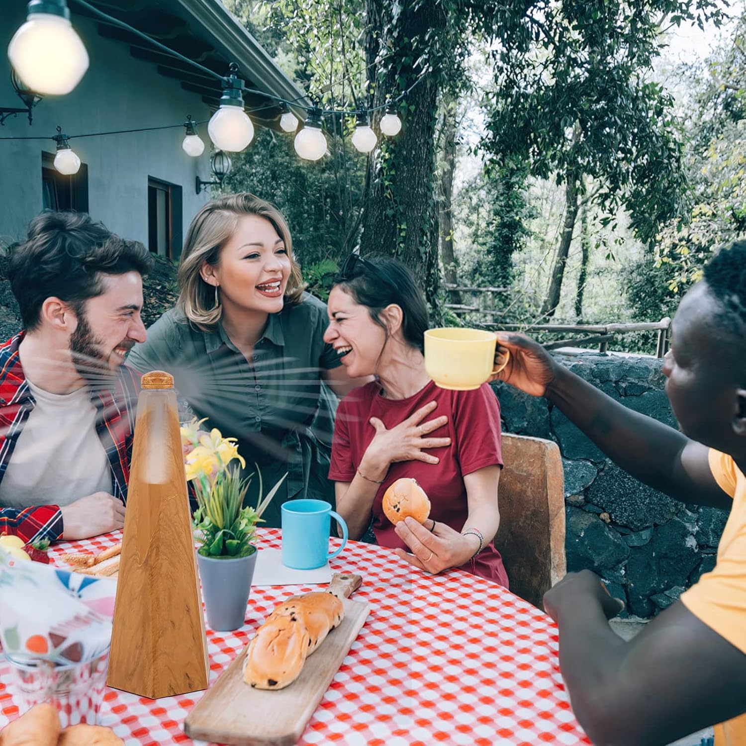 Yoiemivy Portable Fly Fans for Tables to Keep Your Food/Meal Clean for Outdoor, Indoor, Picnic, Dinner and Classroom, Wo