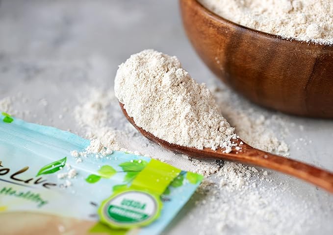 Food to Live Organic Whole Wheat Pastry Flour, 4 Pounds - Non-GMO, Finely Ground, Unbleached, Unbromated, Vegan, Kosher, All Natural, No Preservatives, Bulk, Product of the USA
