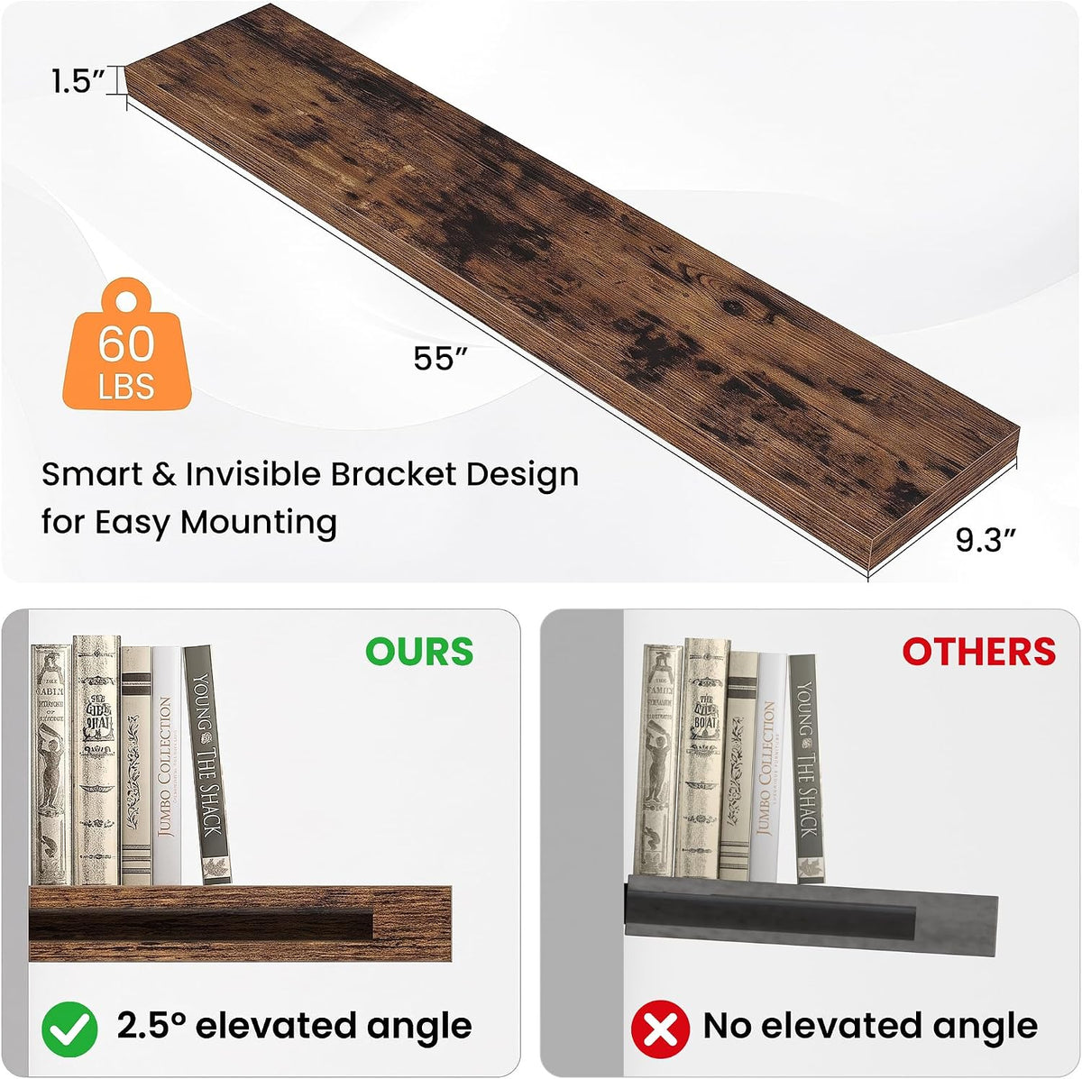 Floating Shelves for Wall