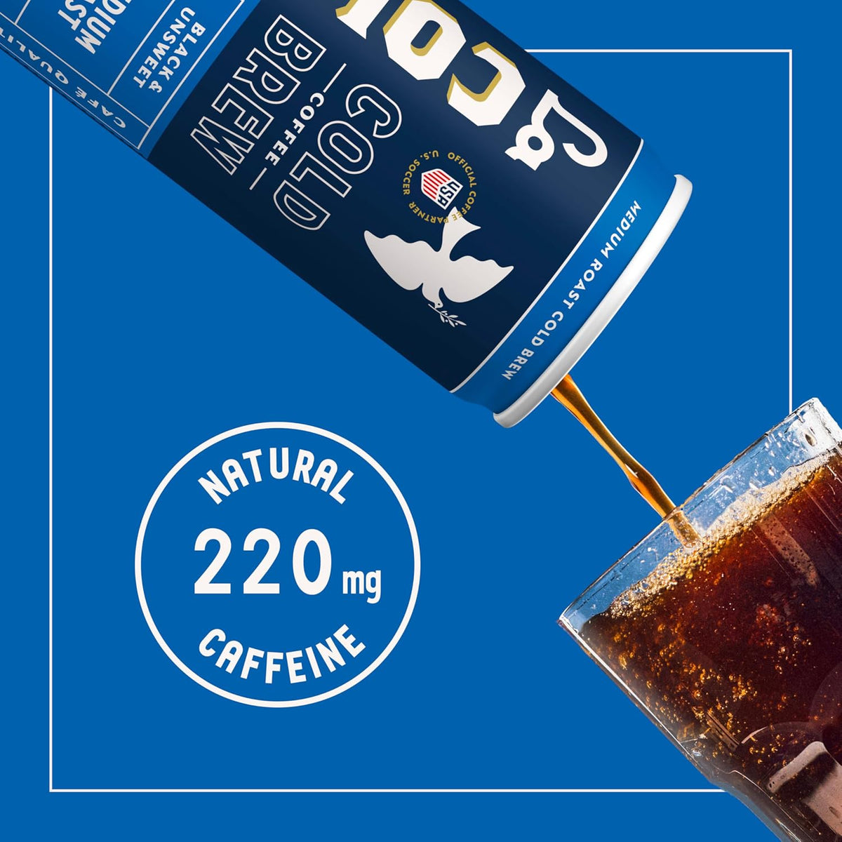 La Colombe Coffee, Cold Brew Black, Unsweetened, 11 fl oz Cans (Pack of 12), Coffeehouse Quality, Natural Sweetness, Specialty Grade Coffee Beans, Ready-to-Drink On-the-Go