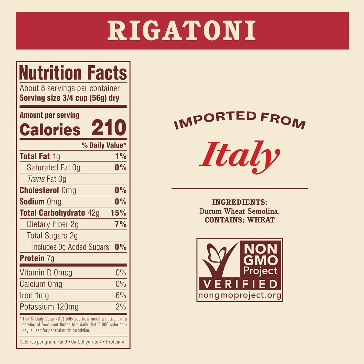 Rao's Homemade Rigatoni Pasta