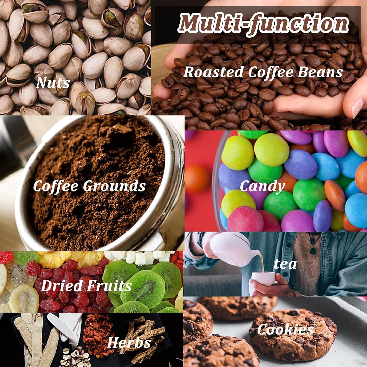 Coffee Bags with Valve (50 PCS,8oz/0.5lb) Black High Barrier Aluminum Foil Flat Bottom Standing Coffee Beans Storage Packaging Bags, Reusable Heat Seal Side Zipper Pouches for Small Business and Home