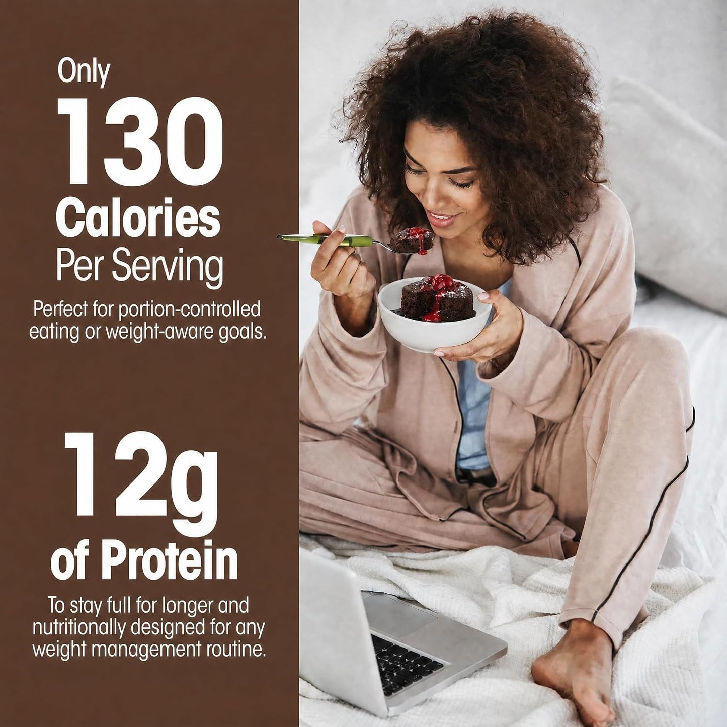 Wonderslim High Protein Cake Mix, Gluten-Free, 7ct (Double Chocolate Cake)