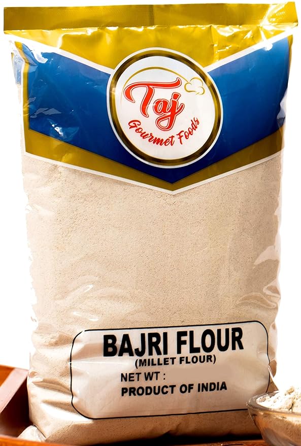TAJ Millet Flour | Bajra Atta, Bajri ka Atta, Bajri Flour | 4-Pounds