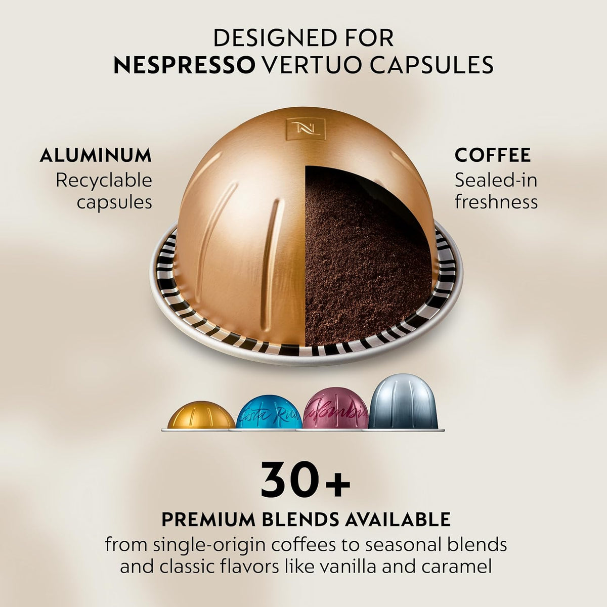 Nespresso Vertuo Pop+ Coffee Machine with Milk Frother