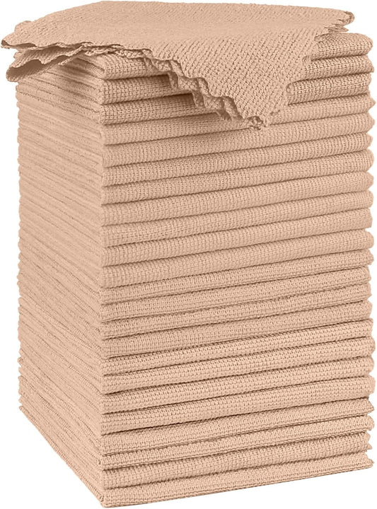 Orighty Microfiber Cleaning Cloth, 24 Pack Highly Absorbent Cleaning Supplies, Reusable Clean Rags for House, Microfiber