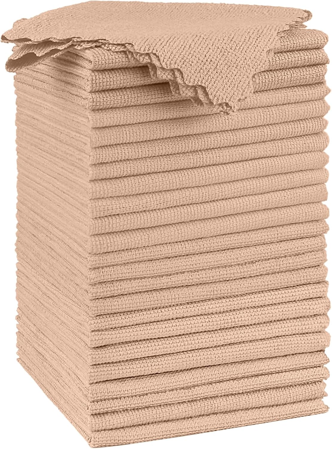 Orighty Microfiber Cleaning Cloth - 24 Pack, Brown Cleaning Rags 12x11 inch