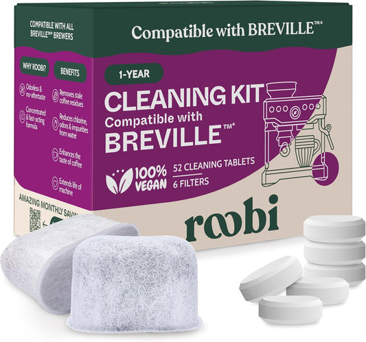 Roobi Breville Compatible Espresso Machine Cleaning & Maintenance Kit