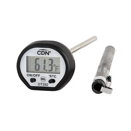 CDN Digital Thermometer | NSF Certified | ProAccurate® | 5" Stem with Protective Sheath | For Meat, Poultry, Candy | Easy
