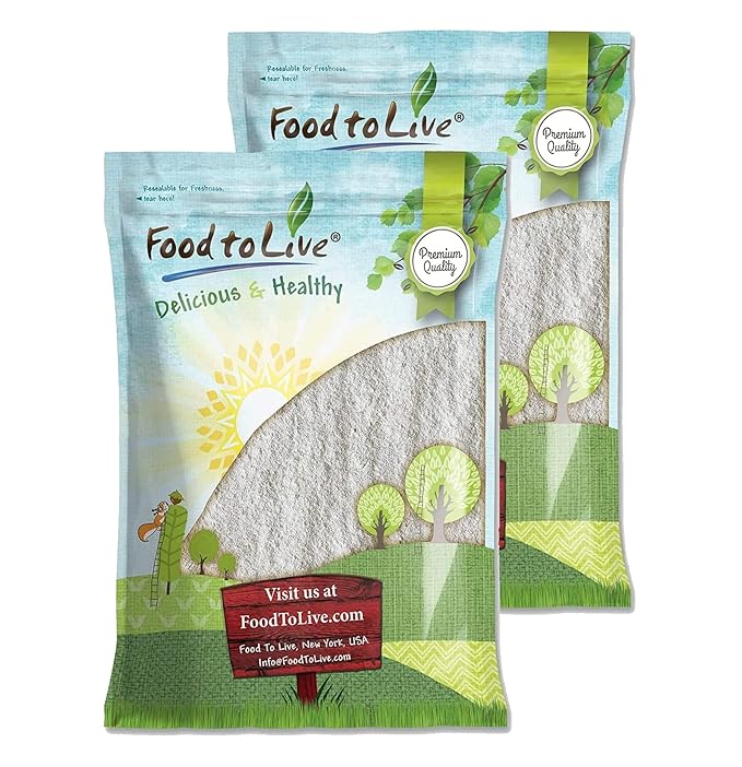 Food to Live Rye Flour, 16 Pounds – Stone Ground from Whole Grain Rye Berries, Kosher, Vegan, Bulk, Great for Bread Baking, Product of the USA