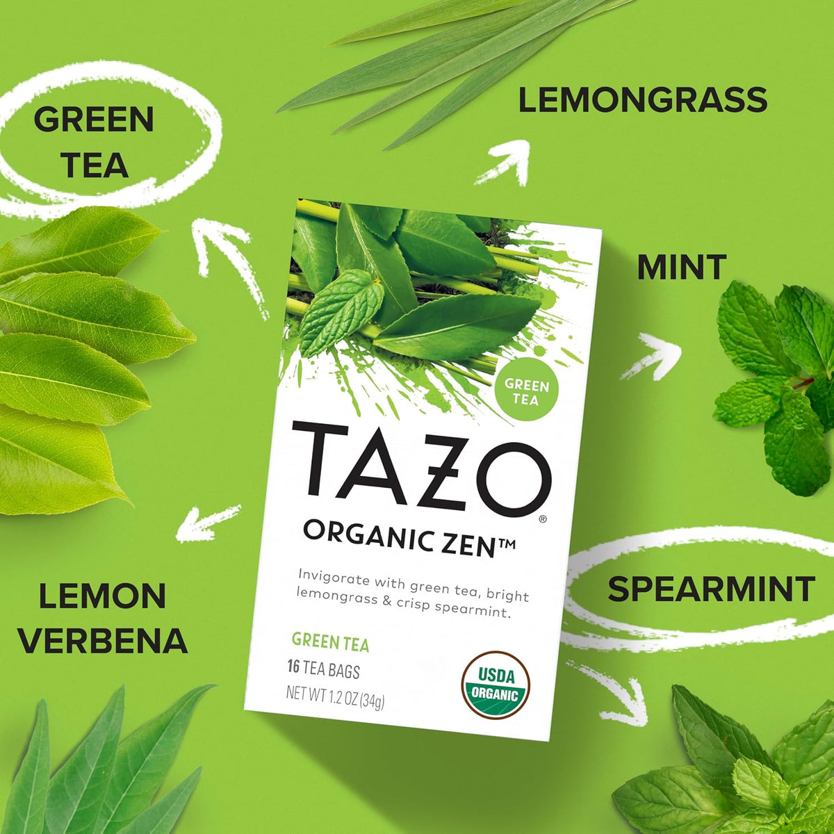 TAZO Organic Zen Green Tea