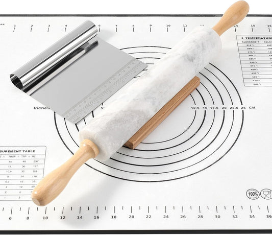 Koville African Natural Marble Rolling Pin