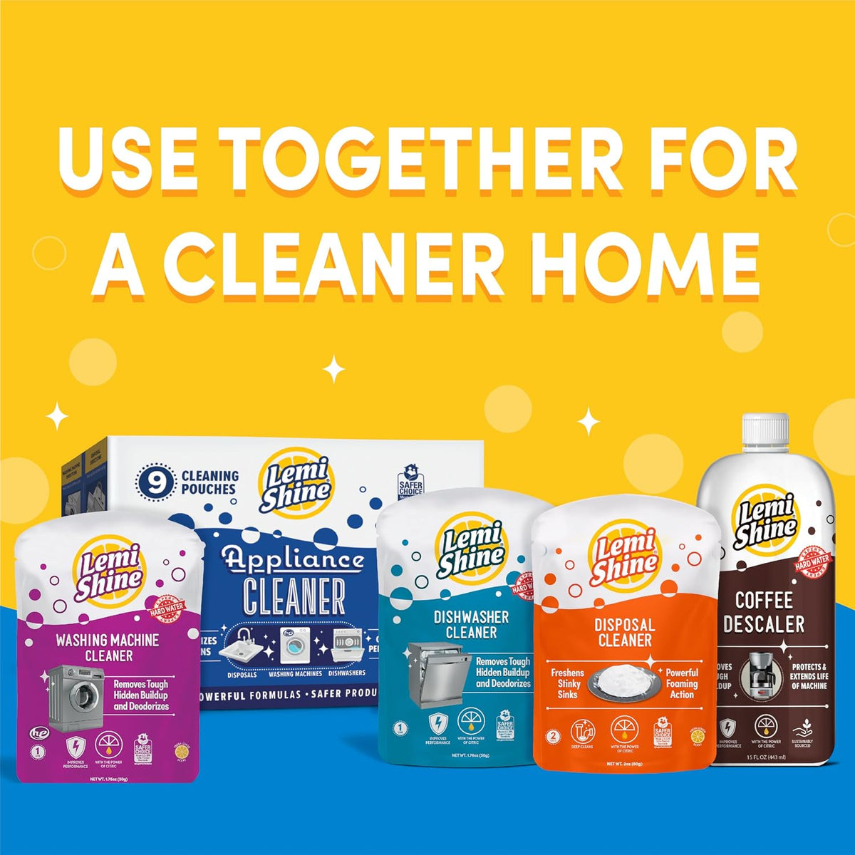 Lemi Shine Natural Dishwasher Cleaner and Deodorizer - 1.76 oz