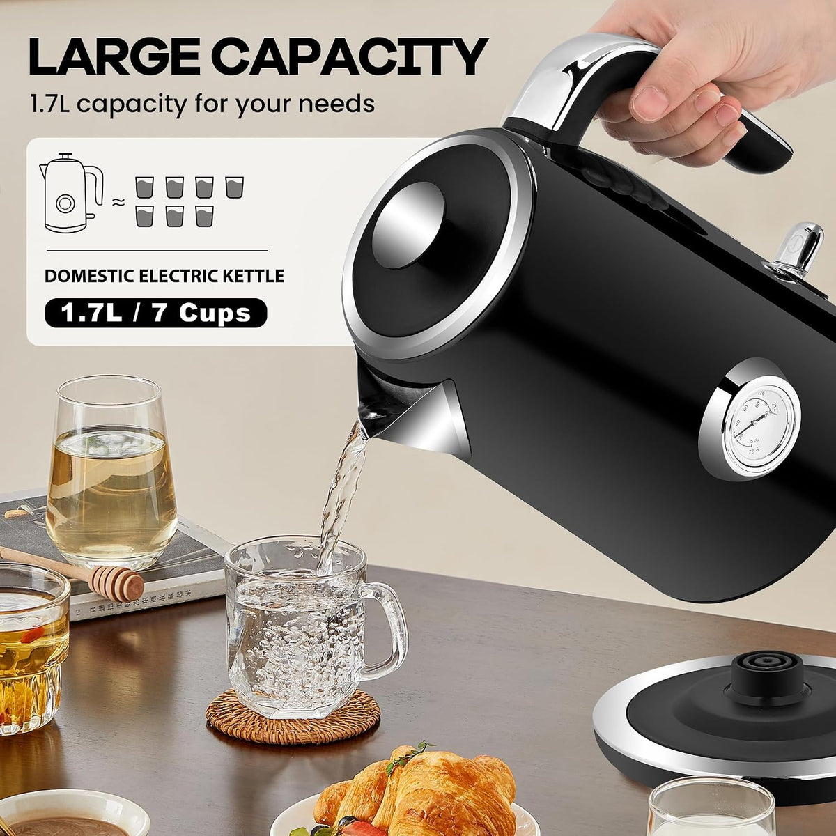 PUKOMC Electric Kettle