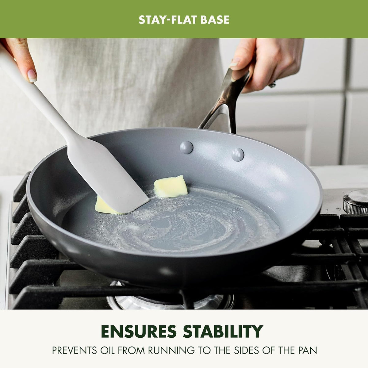 GreenPan Valencia Pro Hard Anodized Healthy Ceramic Nonstick 10" Frying Pan Skillet, PFAS-Free, Induction, Dishwasher Safe, Oven Safe, Gray