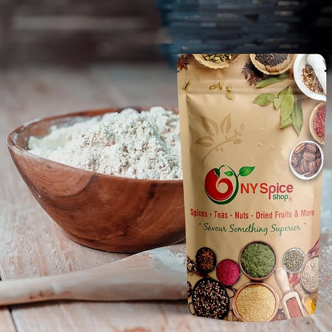 NY Spice Shop Black Chickpeas Flour - 1 Pound Finely Ground Kala Chana Besan for Cooking and Baking