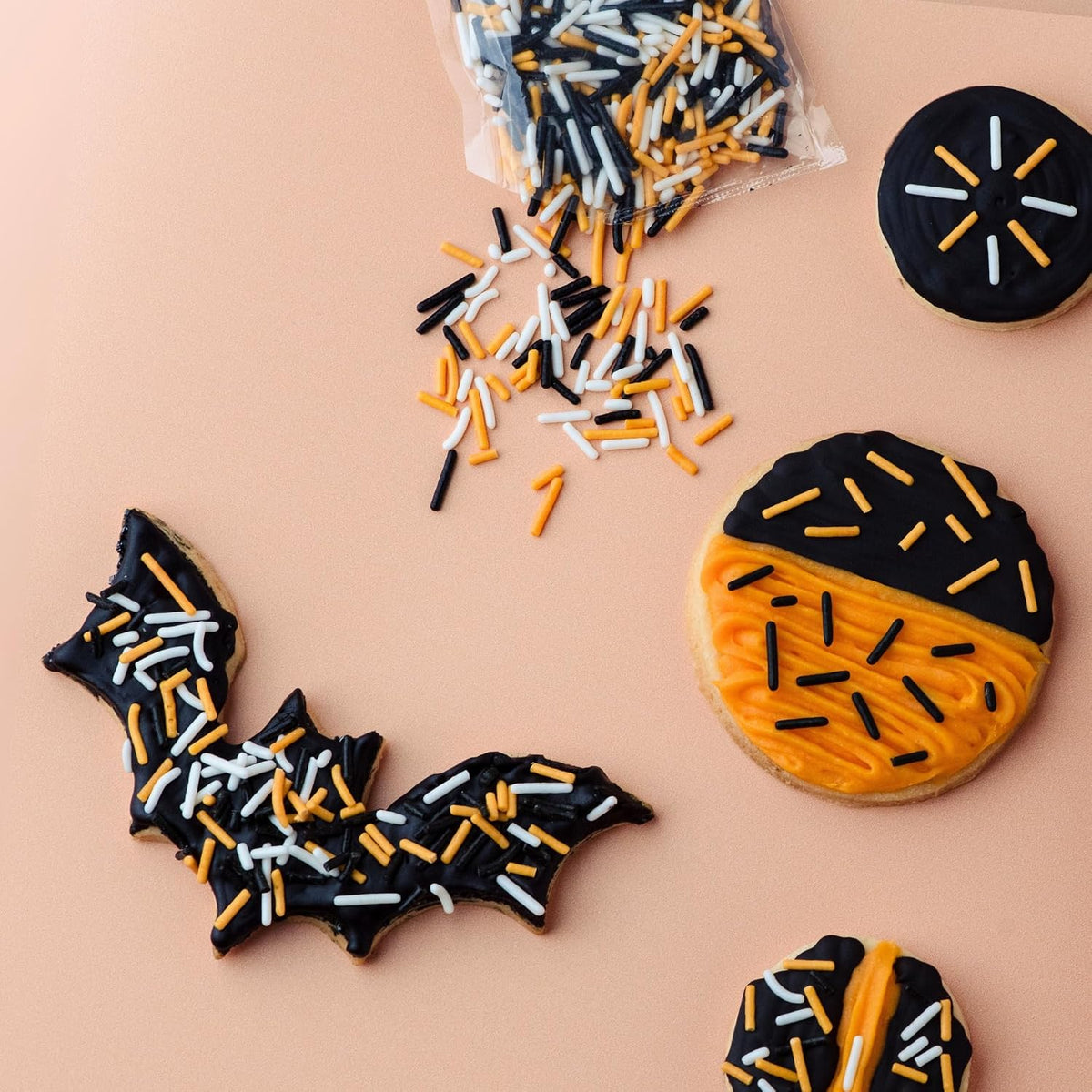 Sweets Indeed Dye Free Halloween Frosting Kit with Sprinkles, 8.21 ounces