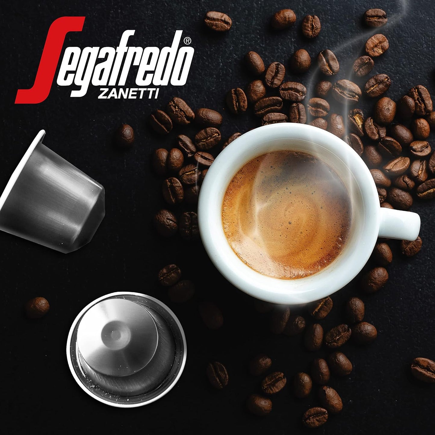 Segafredo Zanetti Espresso Capsules, Variety Pack, Compatible with Nespresso Original Machines, 40 Count Aluminum Pods (Pack of 1)