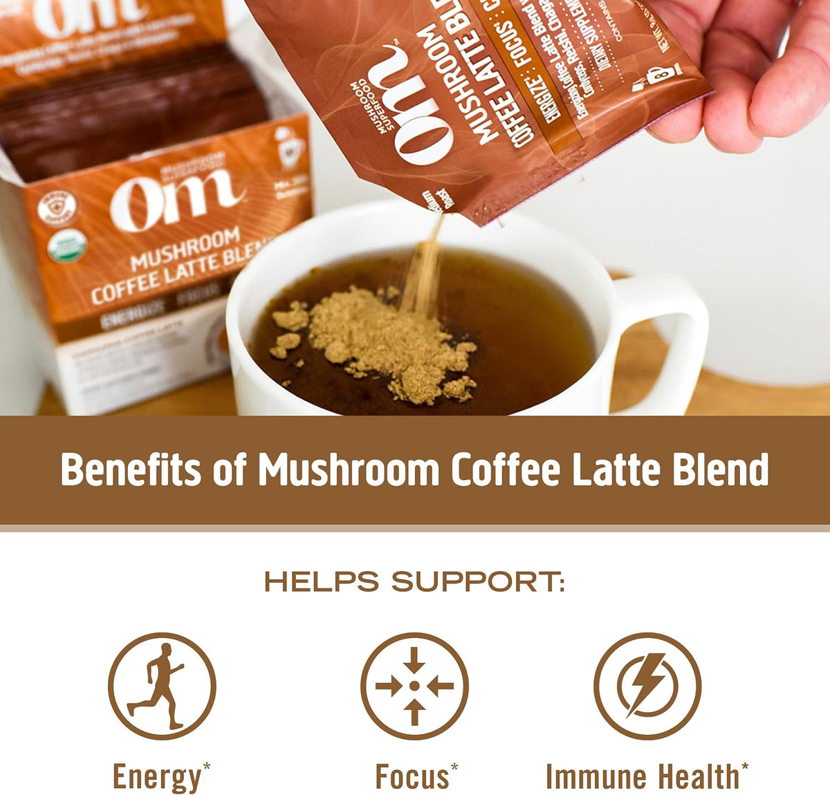 OM MUSHROOM SUPERFOOD Coffee Latte Blend