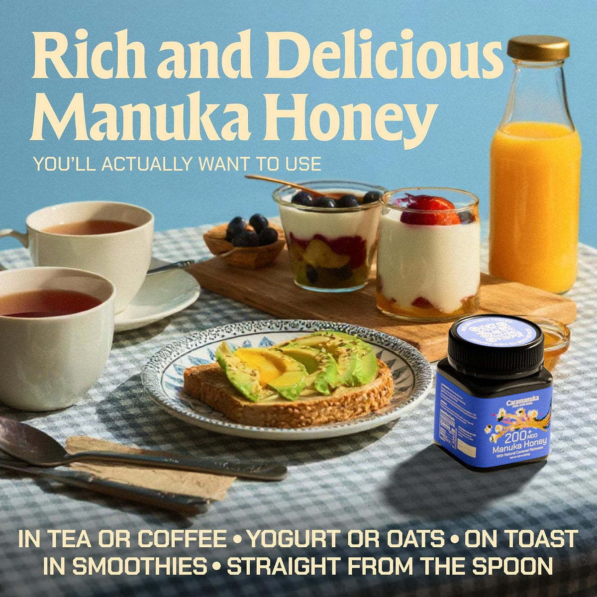 Caramanuka Manuka Honey MGO 200 250g
