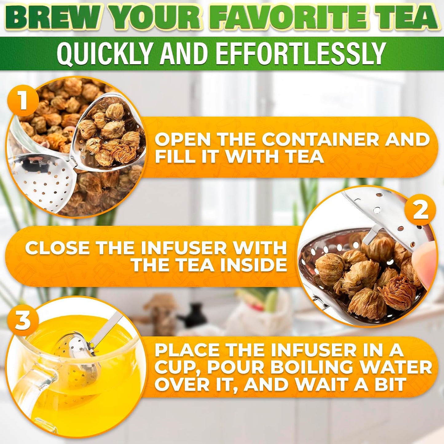 10 Pcs Heart Tea Infuser, 5.52 Inch, Stainless Steel Steeper | Heart Tea Strainer Bulk; Rust-Resistant; Dishwasher Safe; Secure Clasp, Easy Brewing Design; for Parties &amp; Gifting