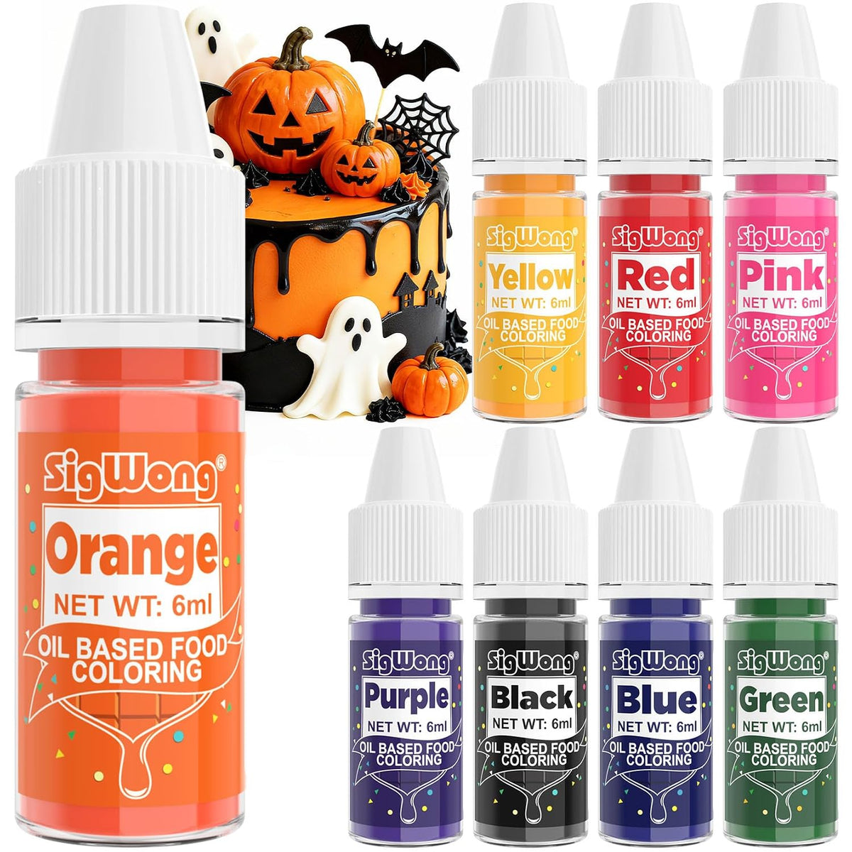 Oil Based Food Coloring - 8 Colors Upgraded Food Coloring for Chocolate