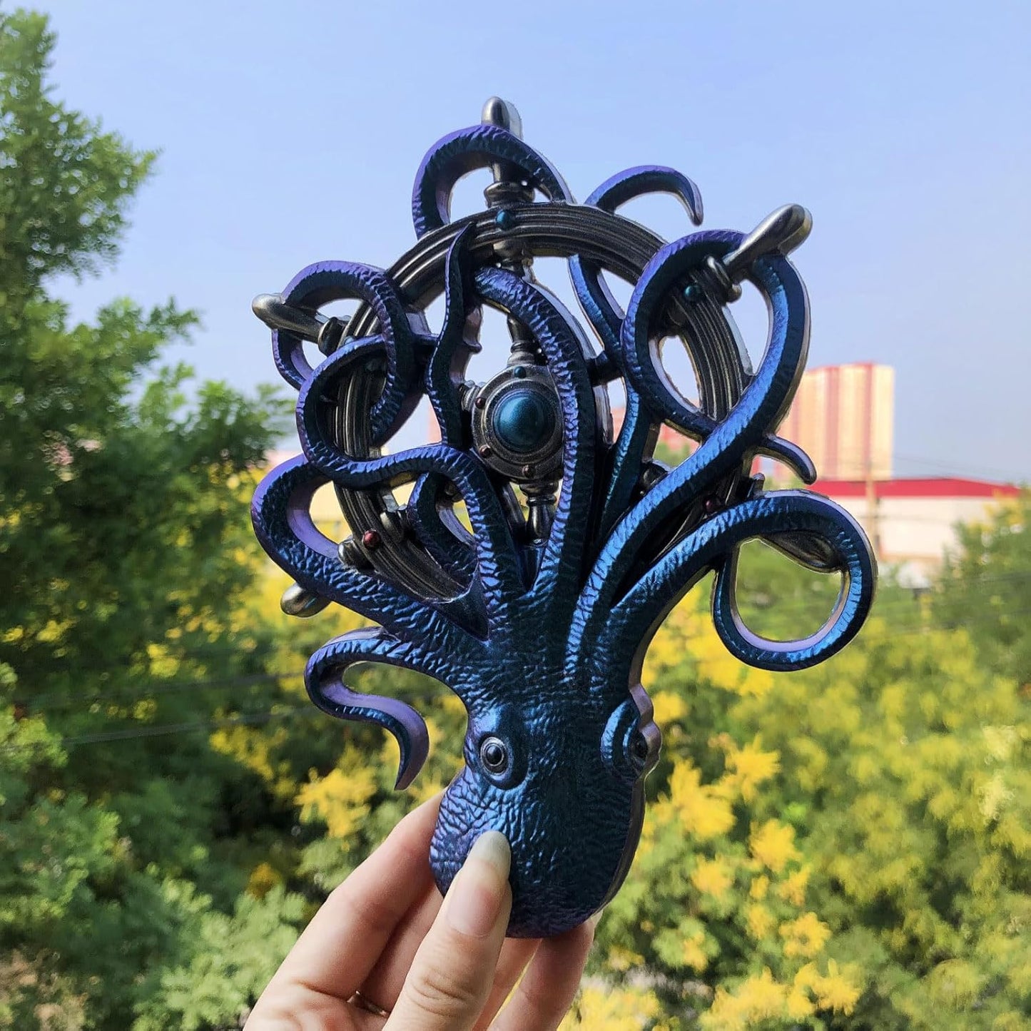 Octopus Resin Mold, Cute Silicone Octopus Epoxy Molds, 3D Large Animal Silicone Molds for Resin Casting, Wall Hanging, Desktop Ornament Home Decor (6), OSM-58