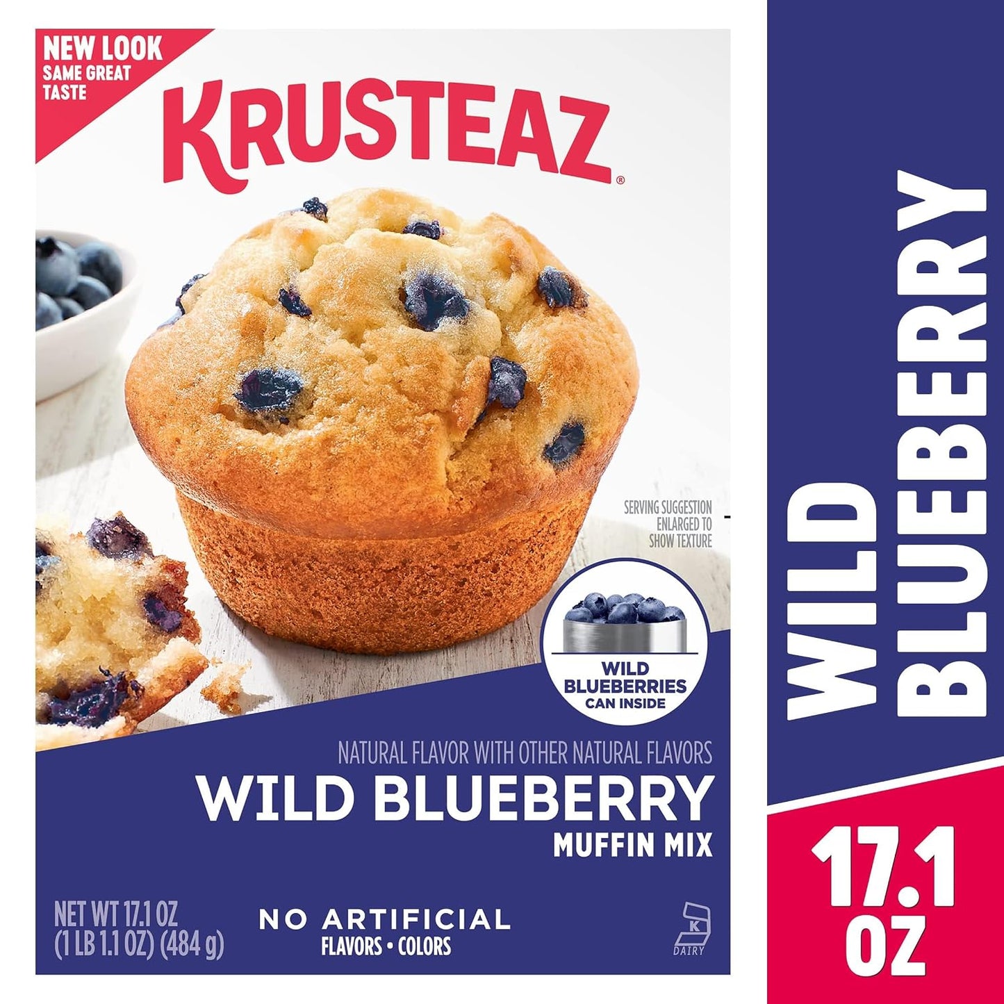Krusteaz Baking Mix Trio for Breakfast and Bakery Style Treats, Cinnamon Swirl Crumb Cake Mix 21 Ounce, Cranberry Orange Muffin Mix 18.6 Ounce and Wild Blueberry Muffin Mix 17.1 Ounce (Variety Pack)